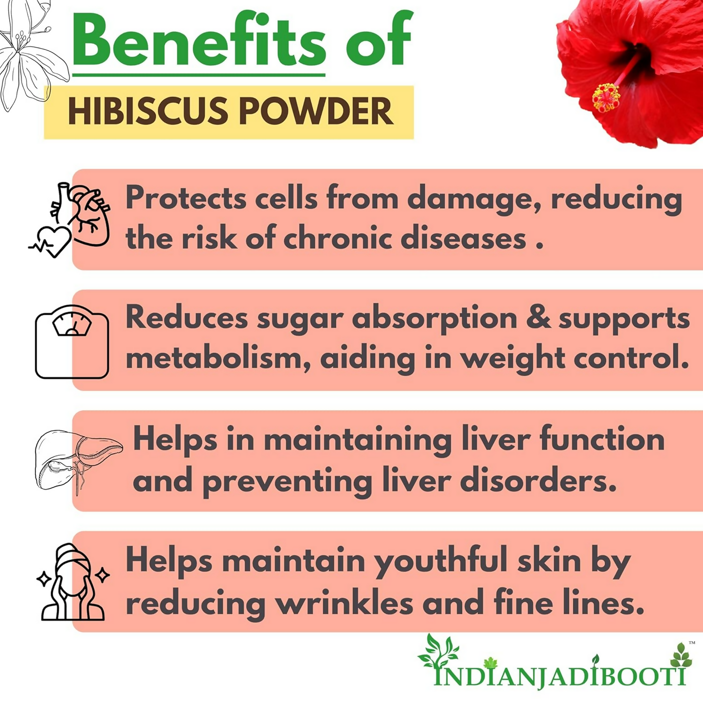 IndianJadiBooti Gudhal Phool Powder