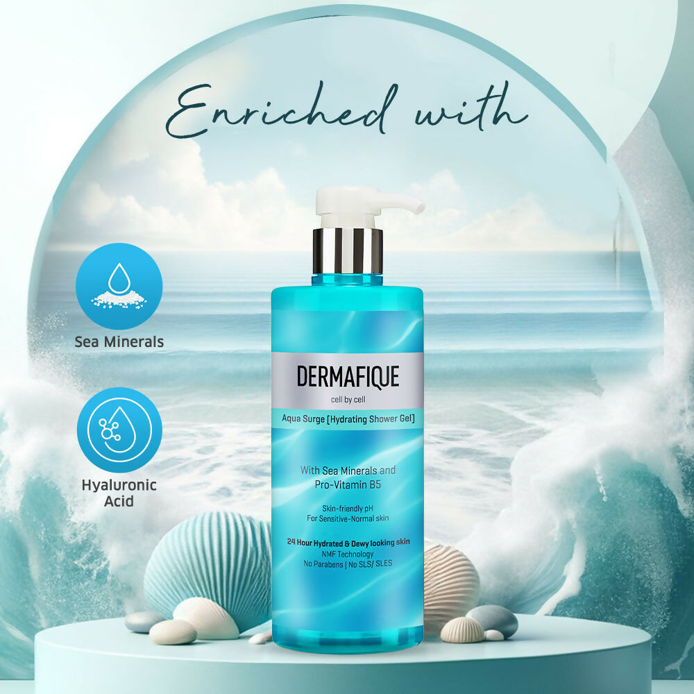 Dermafique Aqua Surge Exfoliating Shower Gel