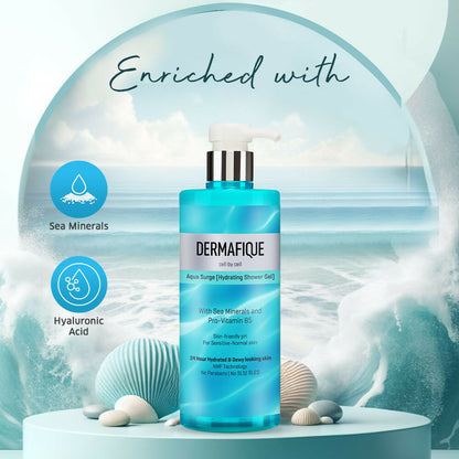 Dermafique Aqua Surge Exfoliating Shower Gel