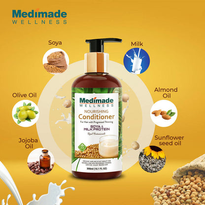 Medimade Wellness Nourishing Conditioner With Soya & Milk Protein - DrMediCart