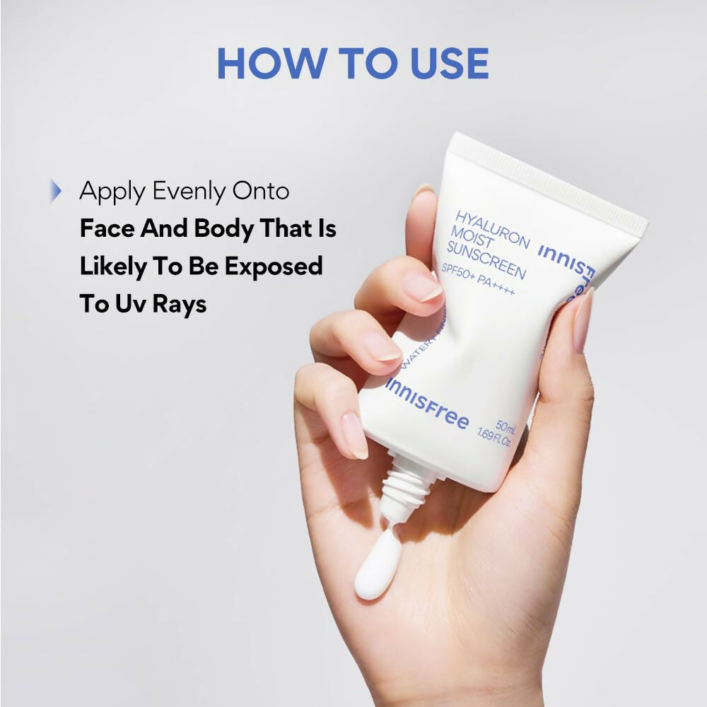 Innisfree Hyaluronic Moist Sunscreen SPF50+ PA++++ Korean Sunscreen