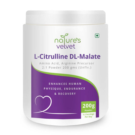 Buy Nature's Velvet L-Citrulline DL-Malate Powder from DrMediCart, Ship from India to USA