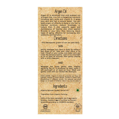 Herbal Me Cold Pressed Argan Hair Oil