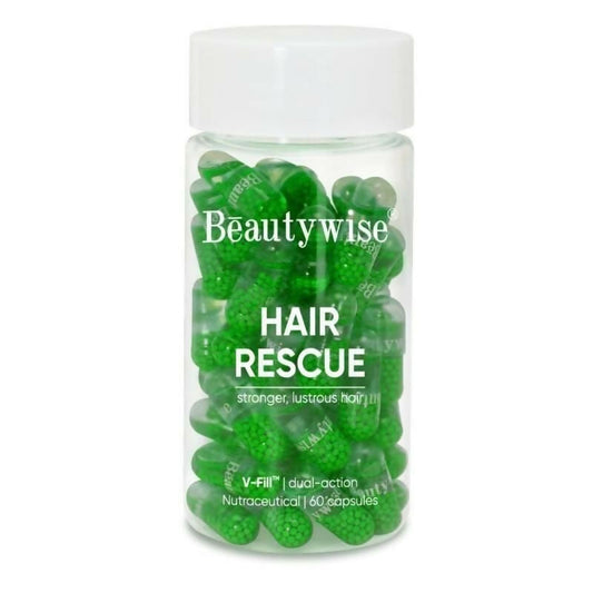 Buy Beautywise Hair Rescue - Keratin & Biotin in Avocado Oil - Dual-Action Capsules from DrMediCart, Ship from India to USA