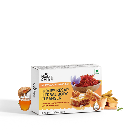 Herbs & Hills Honey Kesar Herbal Body Cleanser