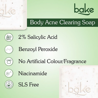 Bake 2% Salicylic Acid Soap for Face & Body Acne