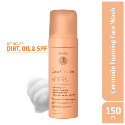 Indulgeo Essentials Cera Cleanse - Ceramide Foaming Face Wash