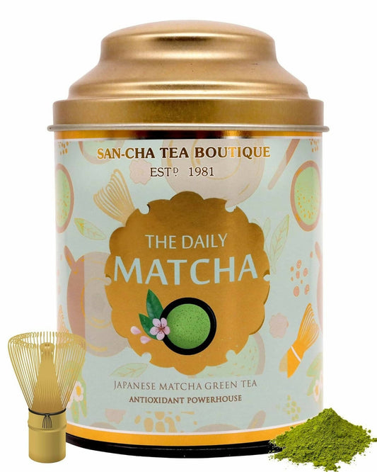 Buy SAN-CHA Tea Boutique Daily Matcha Green Tea - Japanese Matcha Green Tea Powder from DrMediCart