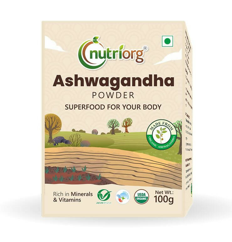 Nutriorg Certified Organic Ashwagandha Powder