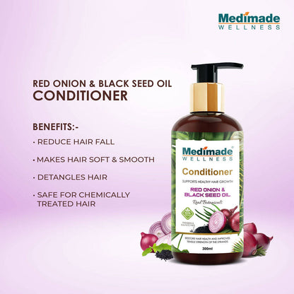 Medimade Wellness Red Onion and Black Seed Hair Conditioner - DrMediCart