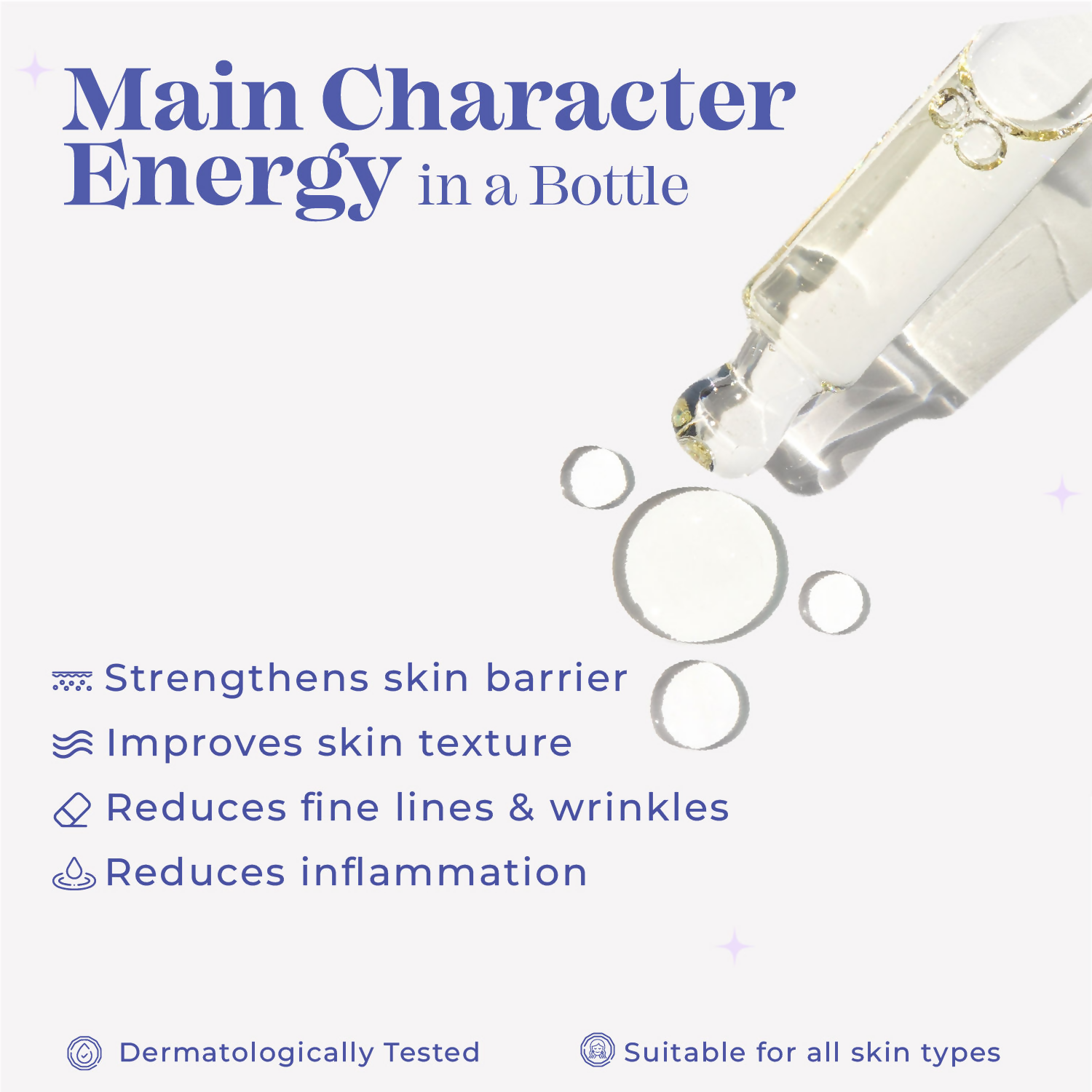 Blue Heaven Barrier Repair Serum Infused With 2% Ceramide 0.5% Copper Peptides