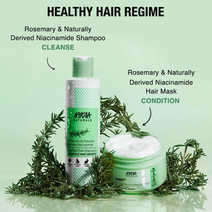 Nykaa Naturals Advanced Hair Growth Shampoo With Rosemary & Naturally Derived Niacinamide
