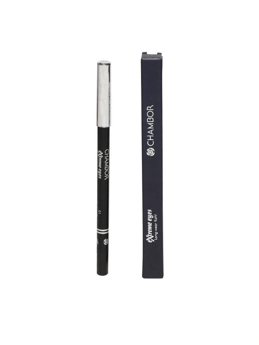 Buy Chambor Blackest Black #01 Extreme Eyes Long Wear Kohl from DrMediCart, Ship from India to USA
