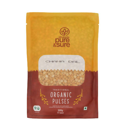 Buy Pure & Sure Chana Dal Traditional Organic Pulses from DrMediCart, Ship from India to USA