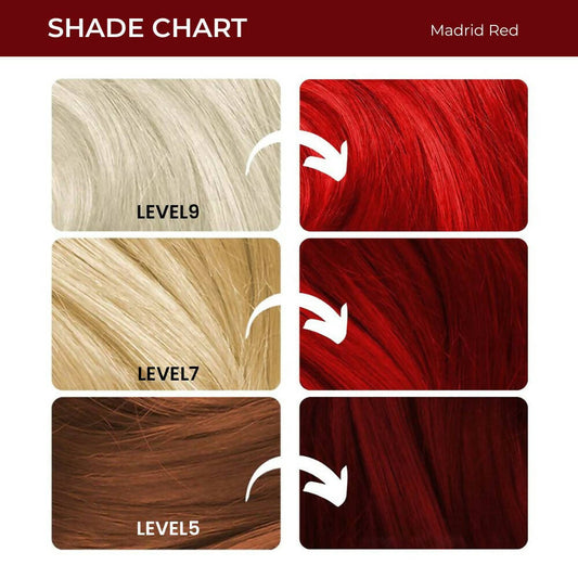 Buy Anveya Semi Permanent Hair Color - Madrid Red from DrMediCart, Ship from India to USA