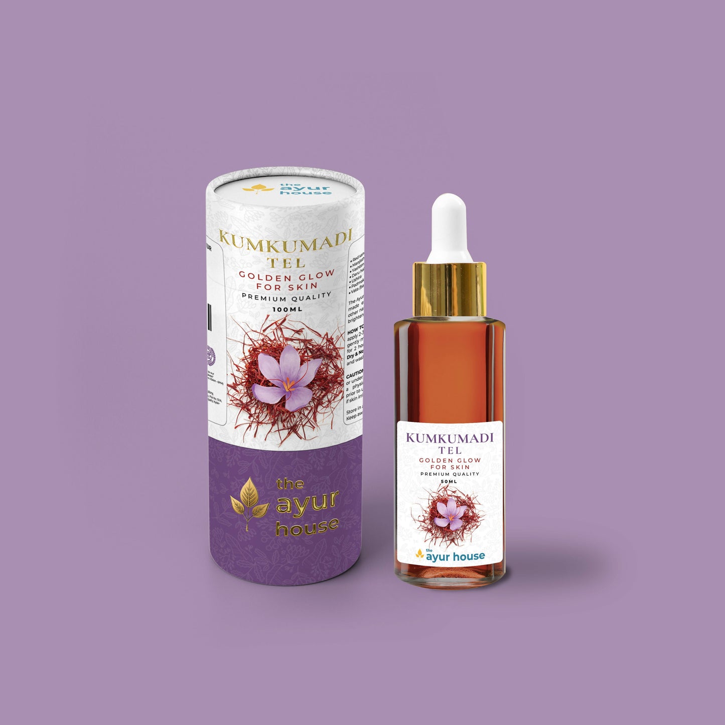 The Ayur House Kumkumadi Tel - Golden Glow Face Oil