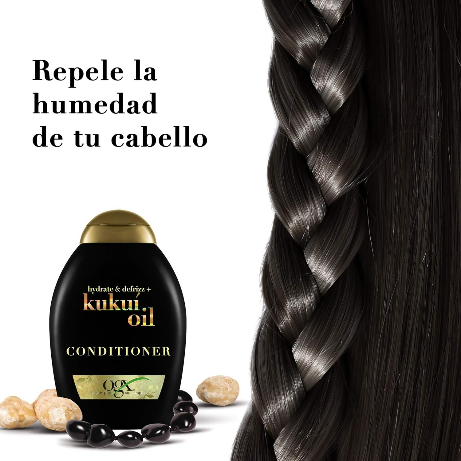 OGX Hydrate & Defrizz + Kukui Oil Conditioner