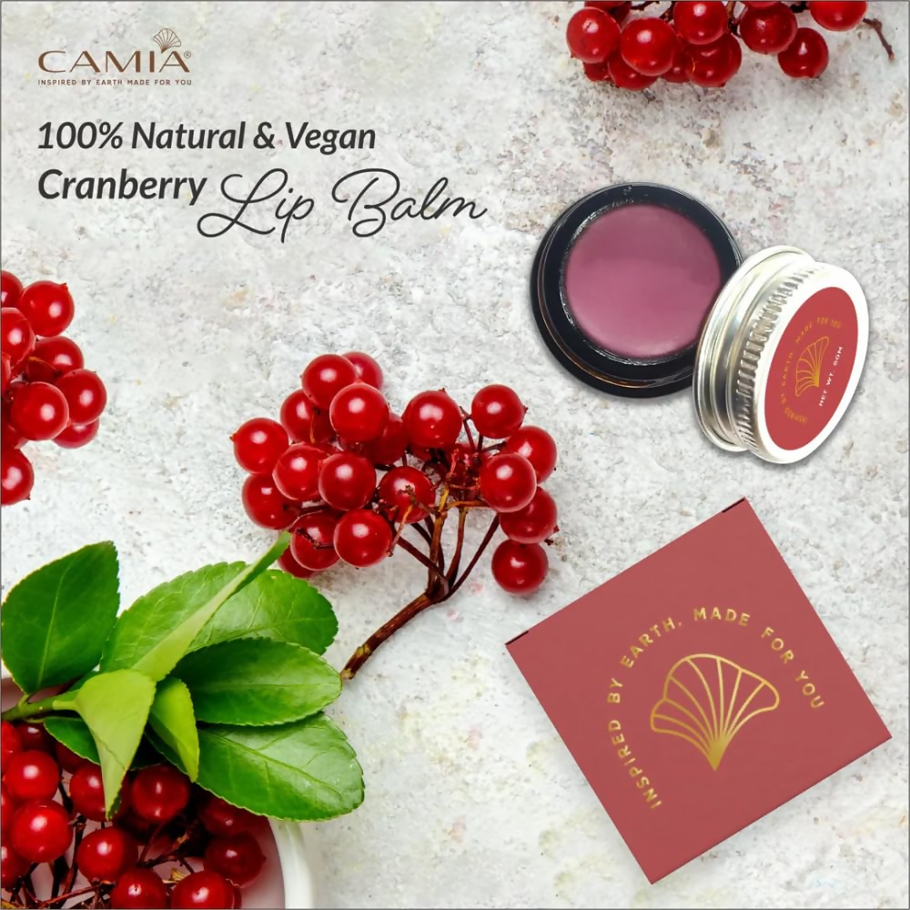 Camia Natural Cranberry Lip Balm