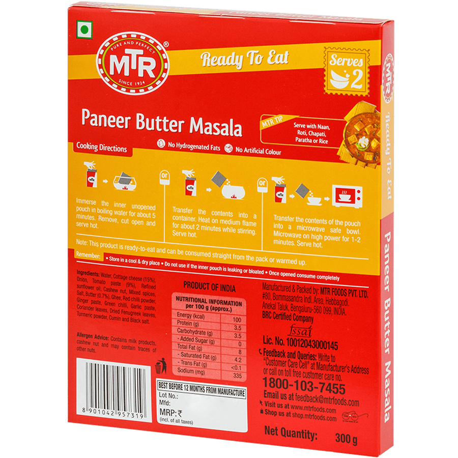 MTR Paneer Butter Masala