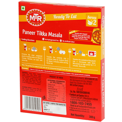 MTR Paneer Tikka Masala
