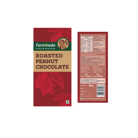 Buy Farmveda Chocolates-Roasted Peanut Chocolate from DrMediCart