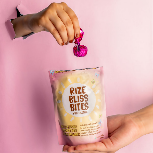 Buy Rize Energy Bar Bliss Bites - White Chocolate from DrMediCart