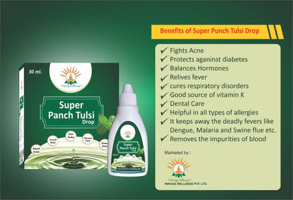 Niraag Wellness Super Panch Tulsi Drops