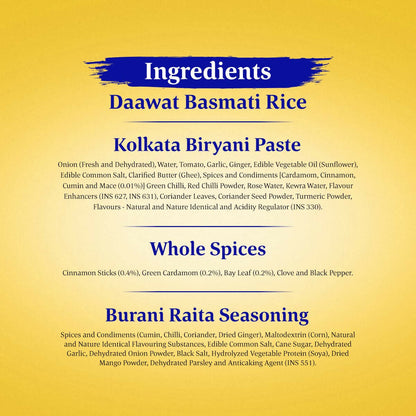 Daawat Biryani Kit Kolkata - Authentic Recipe