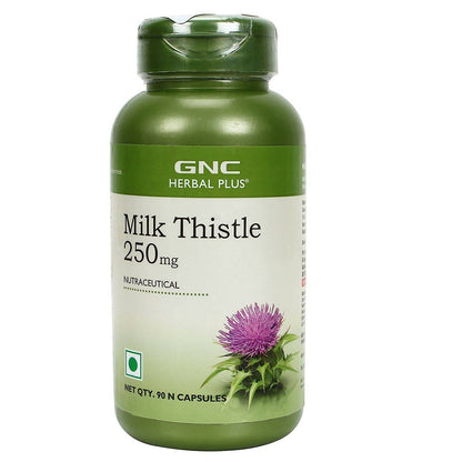 GNC Herbal Plus Milk Thistle Capsules