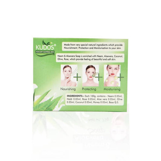 Buy Kudos Ayurveda Neem & Aloevera Soap from DrMediCart, Ship from India to USA