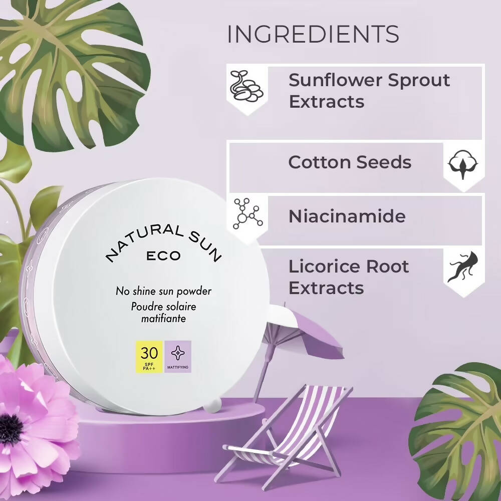 The Face Shop Natural Sun Eco No Shine Sun Powder SPF 30 - Korean Skincare
