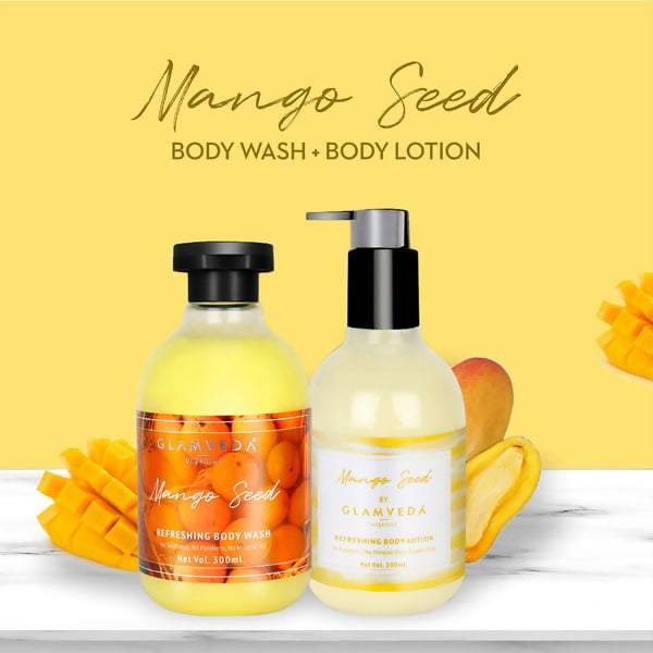 Glamveda Mongo Seed Softening Body Wash & Lotion Combo Pack