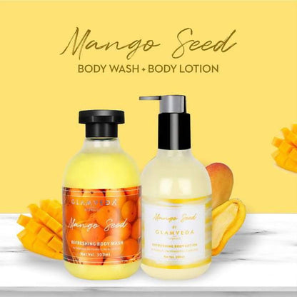 Glamveda Mongo Seed Softening Body Wash & Lotion Combo Pack