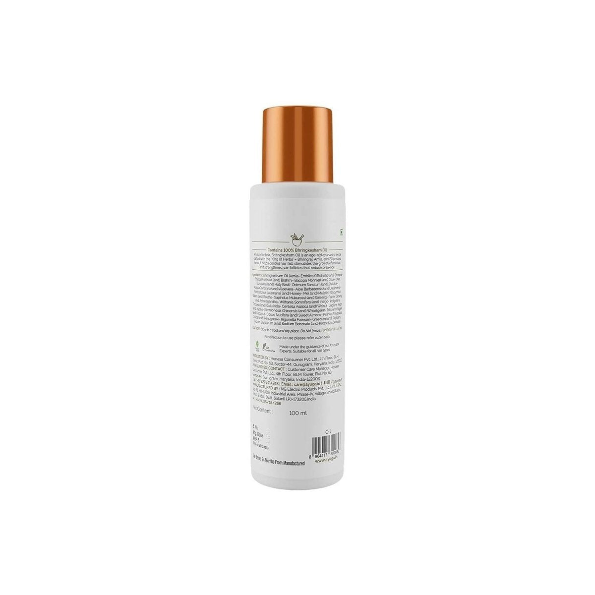 Ayuga 100% Bhringkesham Hair Fall Control Oil - DrMediCart