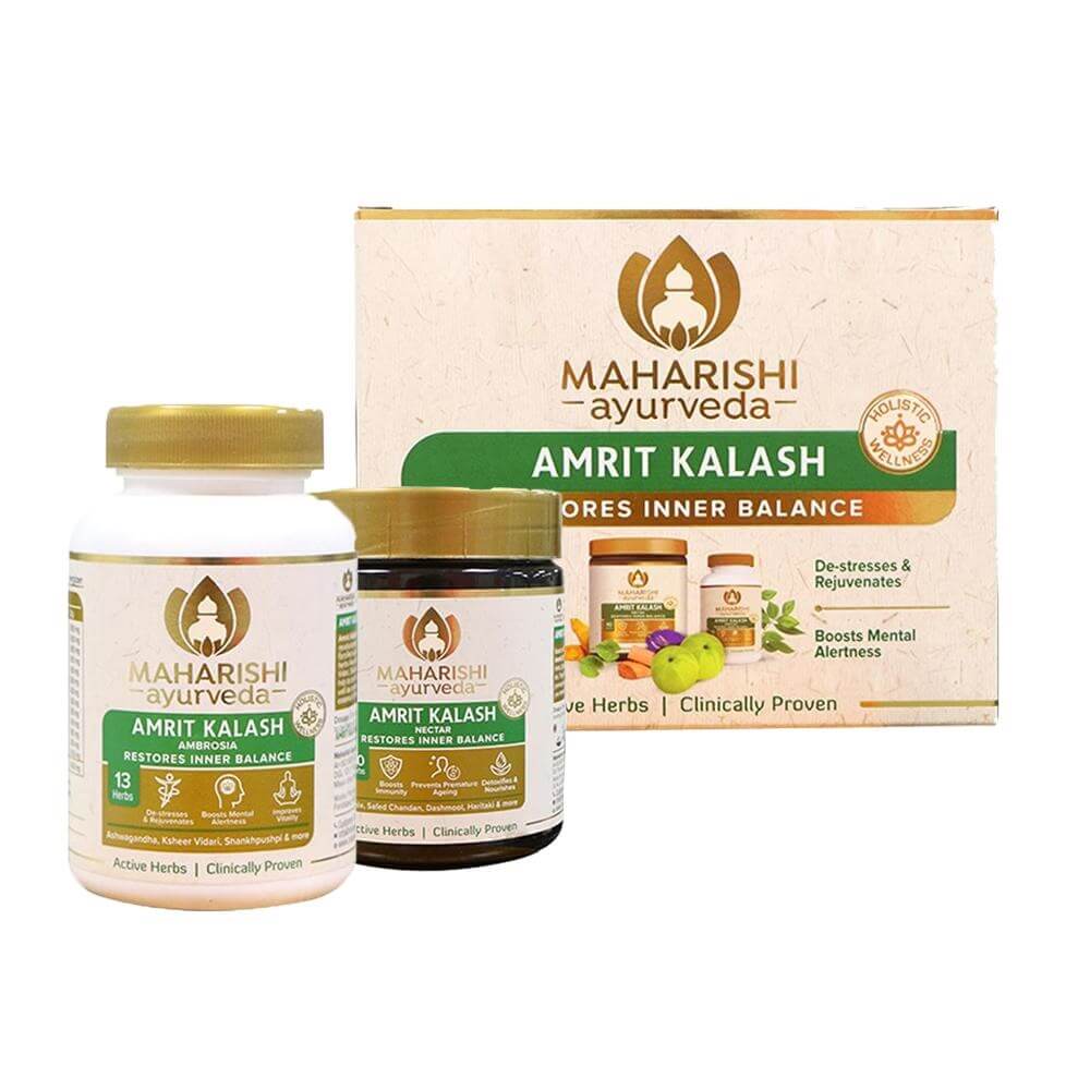 maharishi amrit kalash dual pack paste and tablets