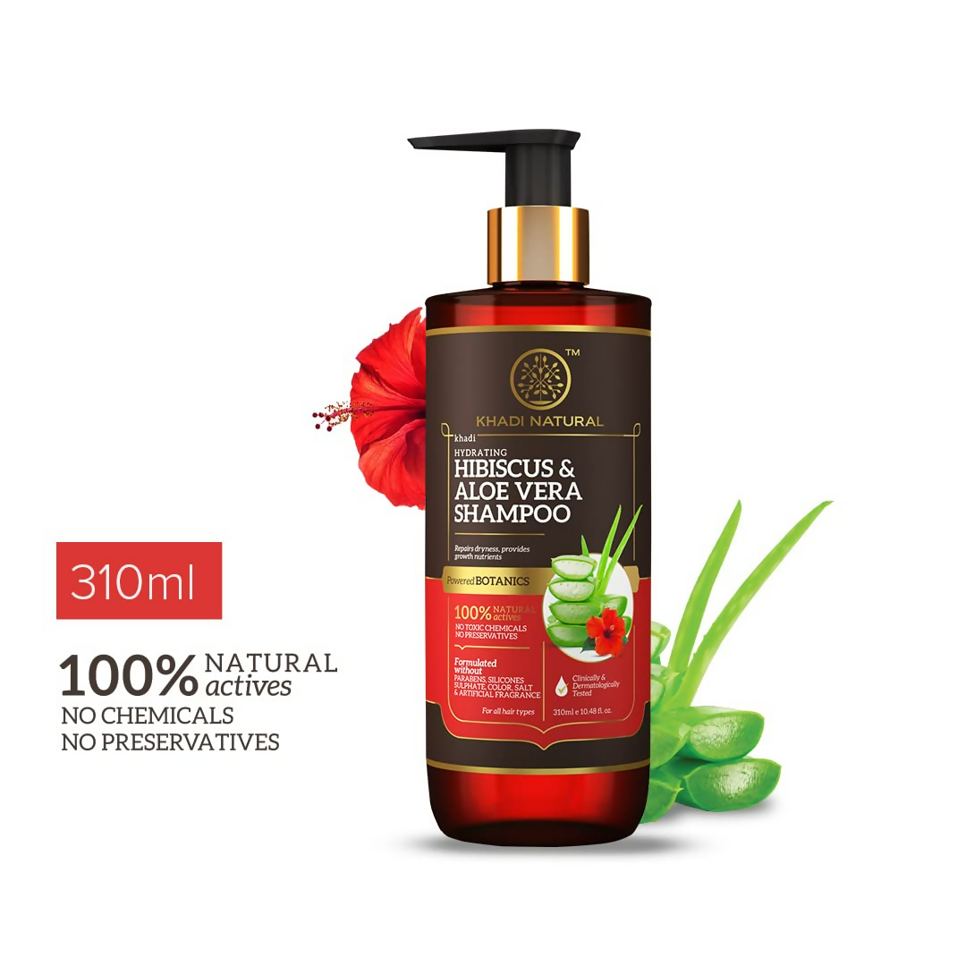 Khadi Natural Hibiscus & Aloevera Shampoo
