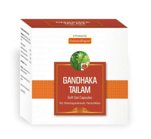 Buy Sahasrayogam Gandhaka Tailam Capsules from DrMediCart, Ship from India to USA