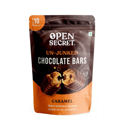 Buy Open Secret Un-Junked Chocolate Bars Caramel from DrMediCart
