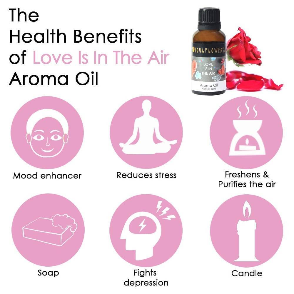 Soulflower Love Is In The Air Aroma Oil - DrMediCart