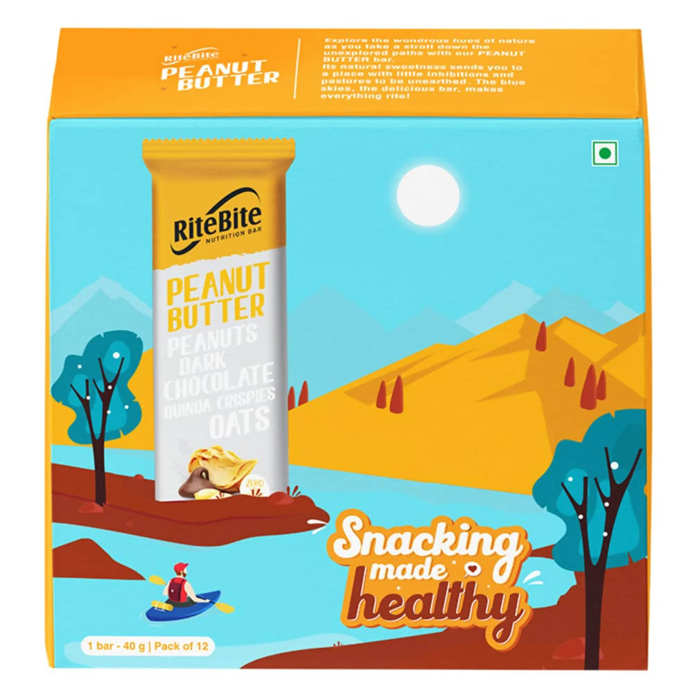 RiteBite Max Protein Peanut Butter Nutrition Bar