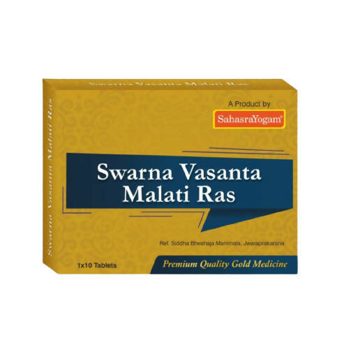 Sahasrayogam Swarna Vasanta Malati Ras Tablets