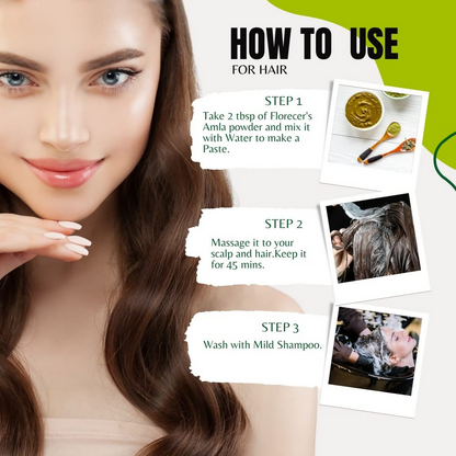 Florecer Amla Powder For Hair