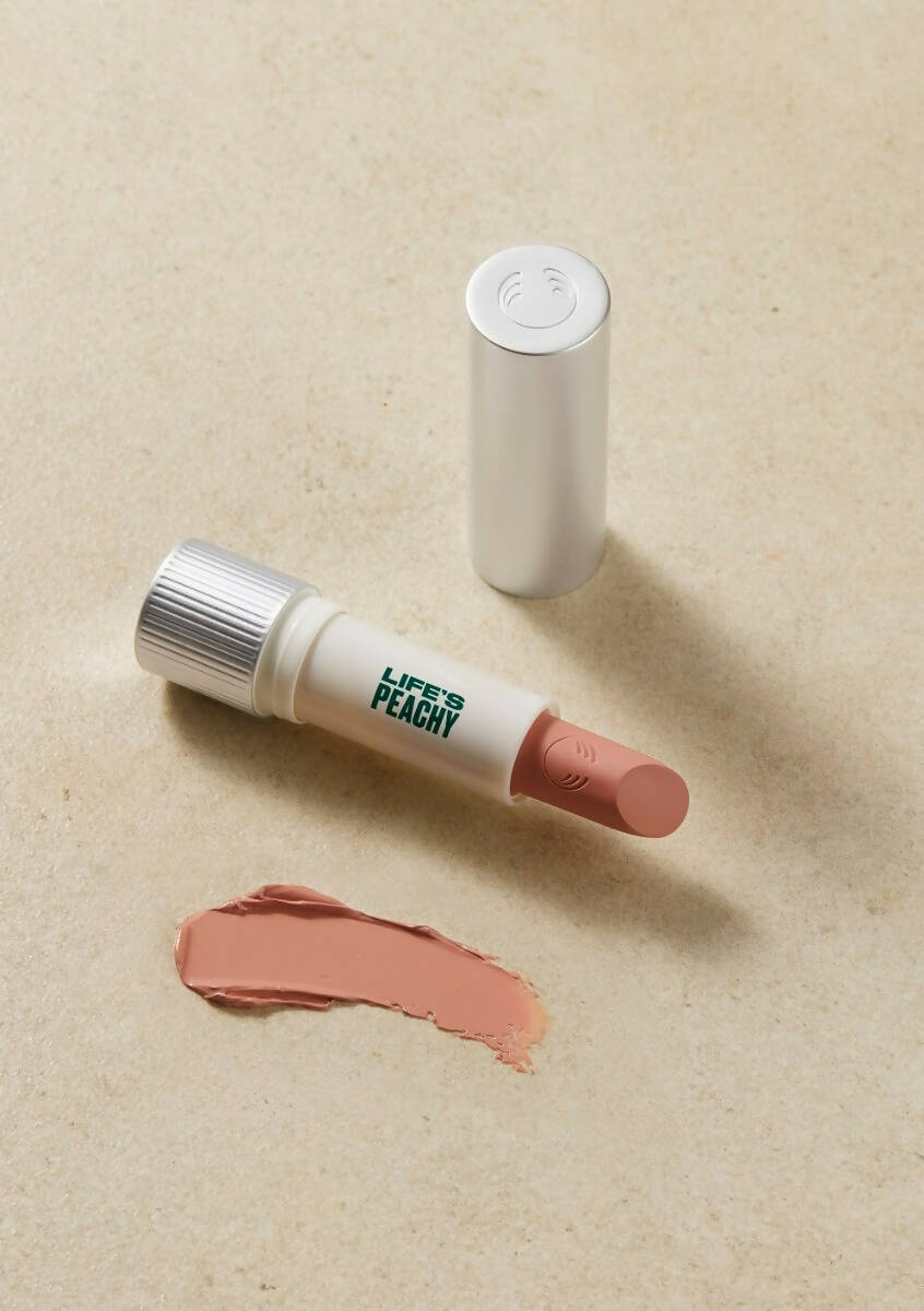 The Body Shop Peptalk Lipstick Bullet Refill- Life's Peachy - Drmedicart