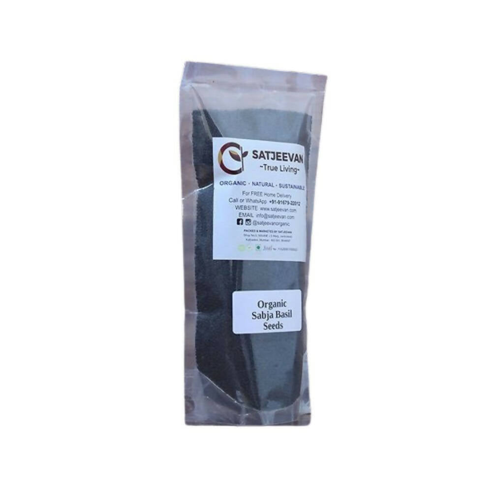 Buy Satjeevan Organic Sabja Basil Seeds from DrMediCart, Ship from India to USA