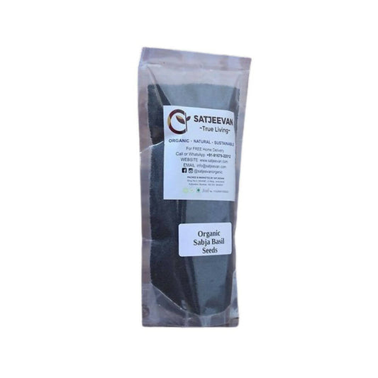 Buy Satjeevan Organic Sabja Basil Seeds from DrMediCart, Ship from India to USA