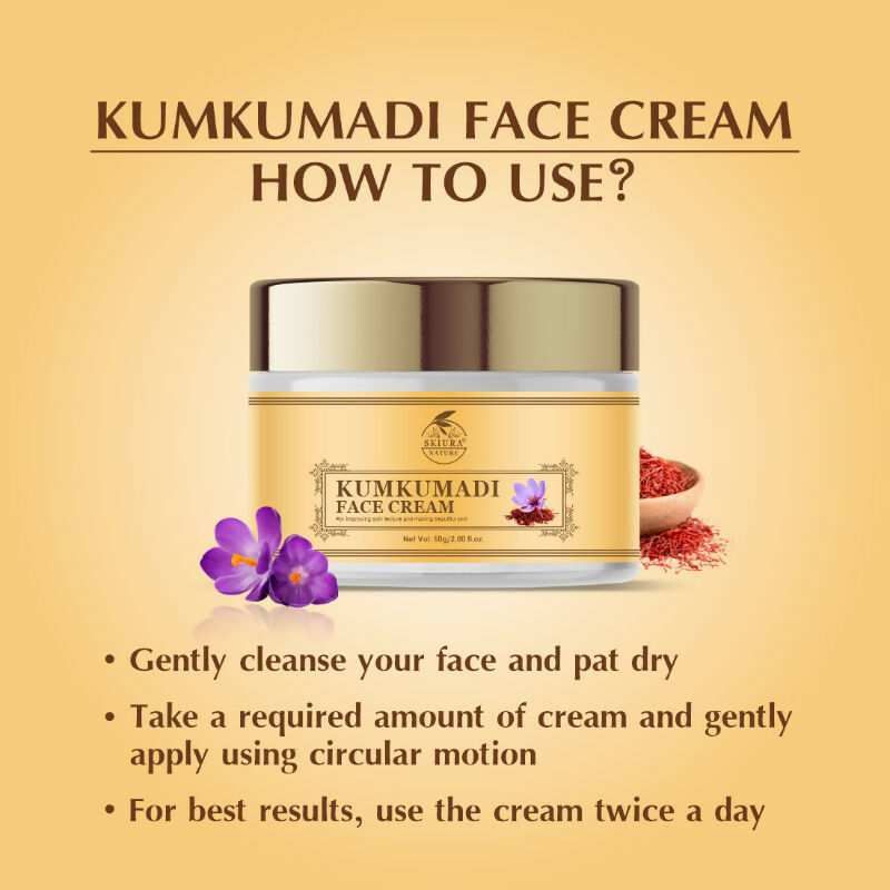 Skiura Nature Kumkumadi Saffron Face Cream