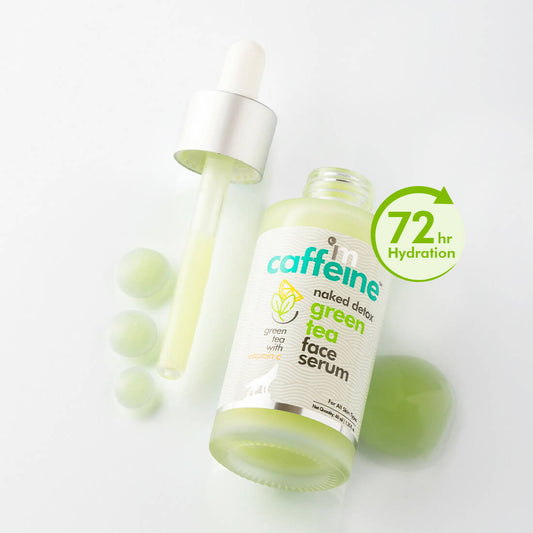 Buy mCaffeine Vitamin C & Green Tea Face Serum with Hyaluronic Acid from DrMediCart, Ship from India to USA