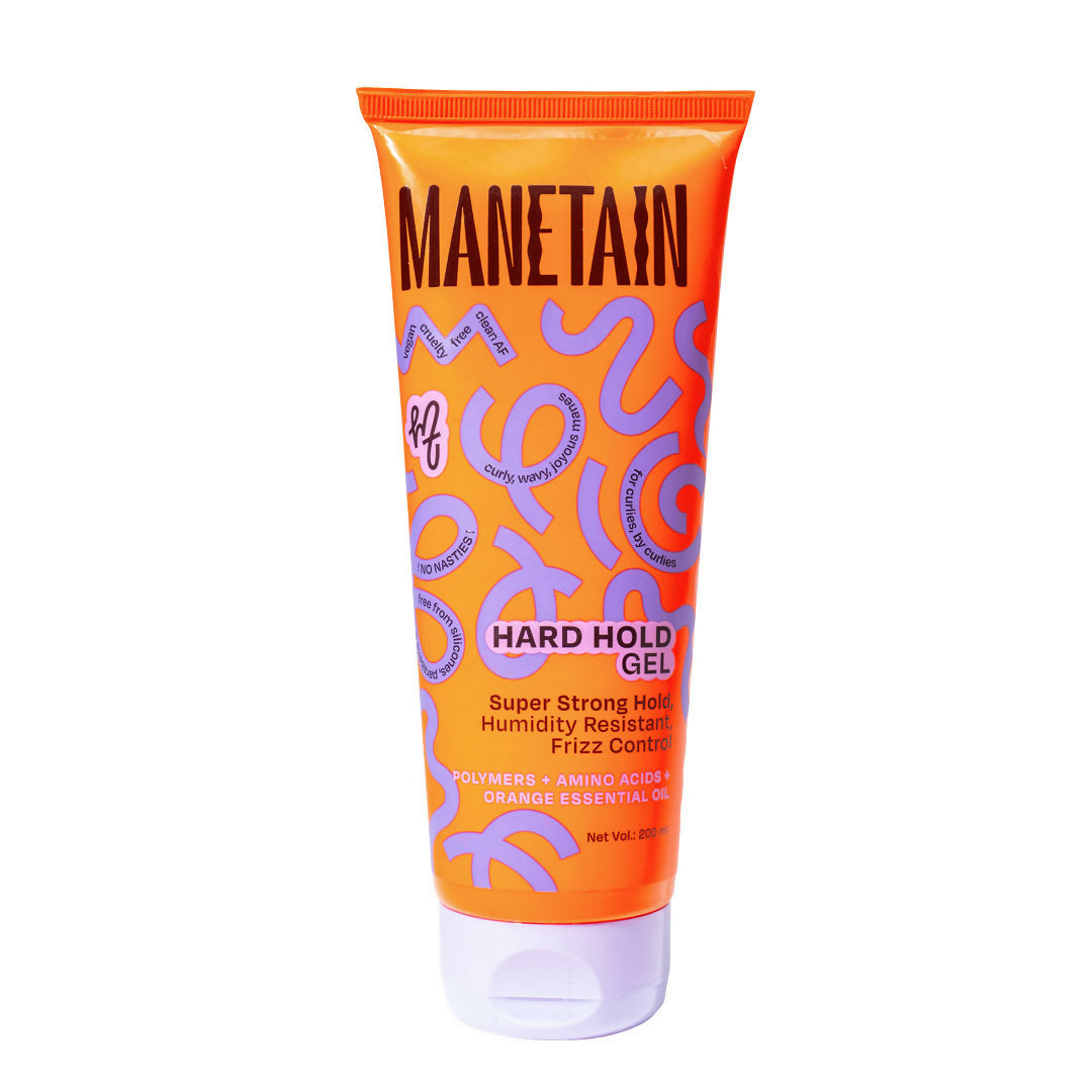 Manetain Hard Hold Gel For Curly & Wavy Hair