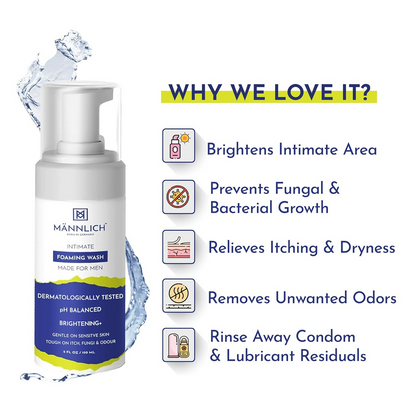 Mannlich Intimate Foaming Wash For Men