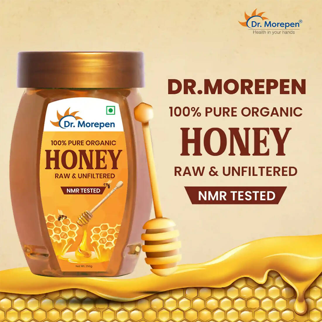 Dr. Morepen 100% Pure Organic Honey NMR Tested
